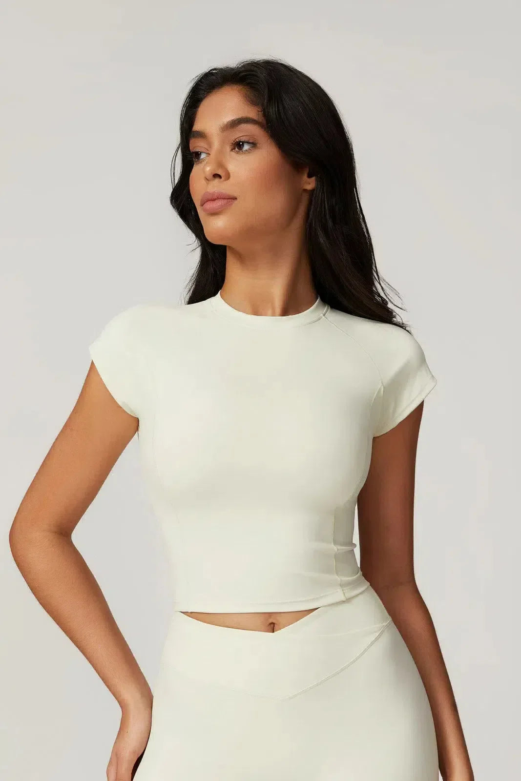 Regina – Cropped top – Top & leggings set-15138002796928-Santi Vento Atelier