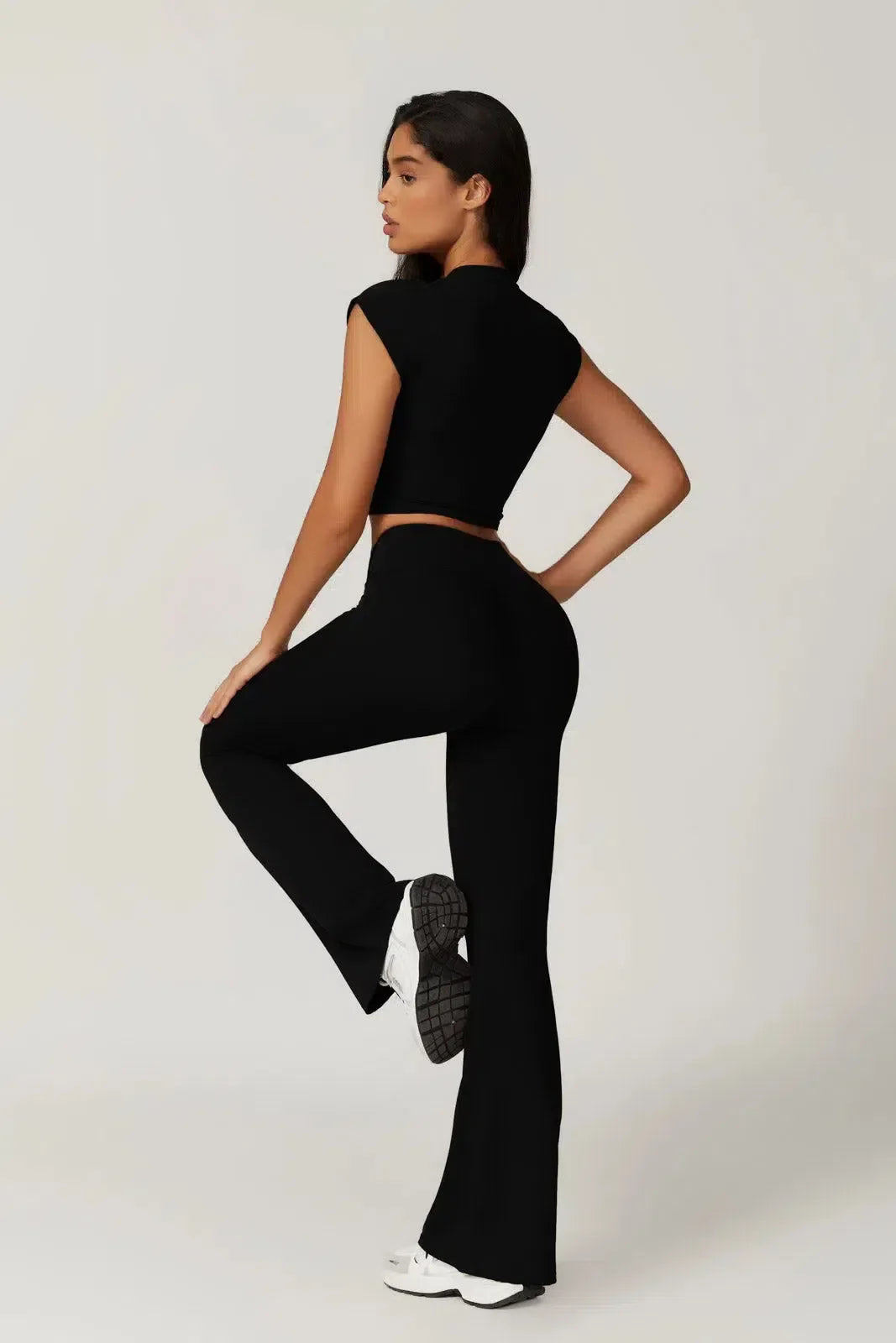 Regina – Cropped top – Top & leggings set-15138002796928-Santi Vento Atelier