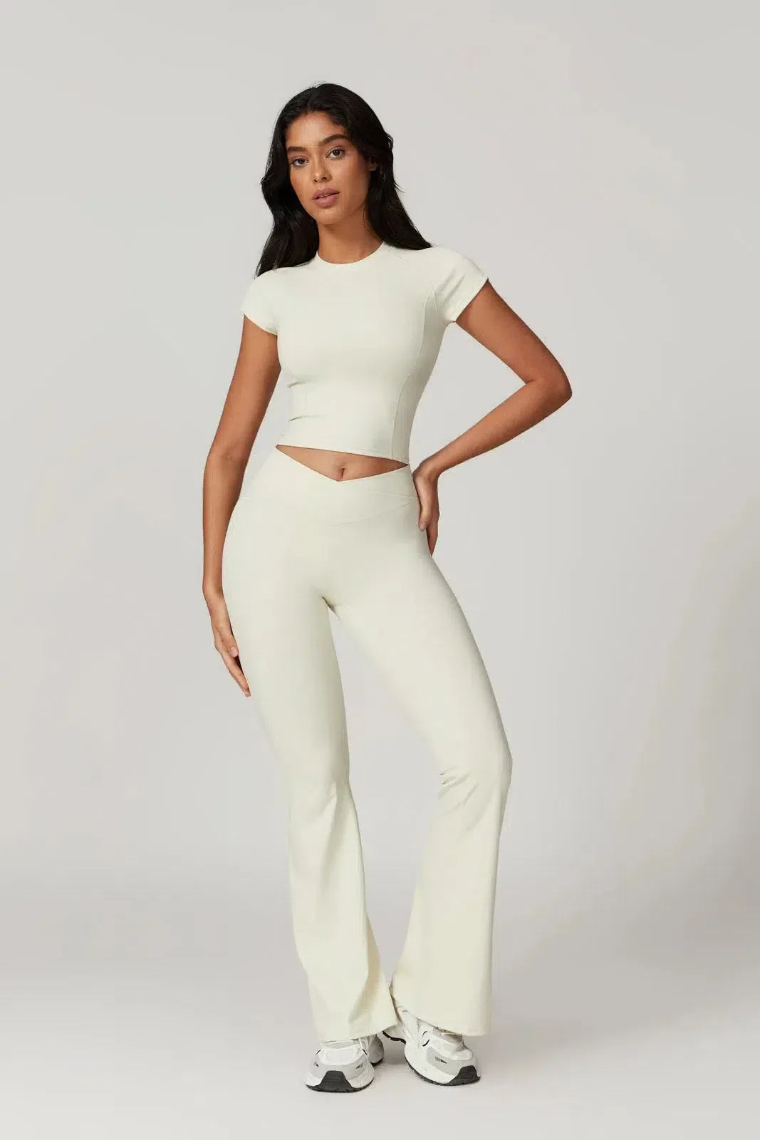 Regina – Cropped top – Top & leggings set-15138002796928-Santi Vento Atelier