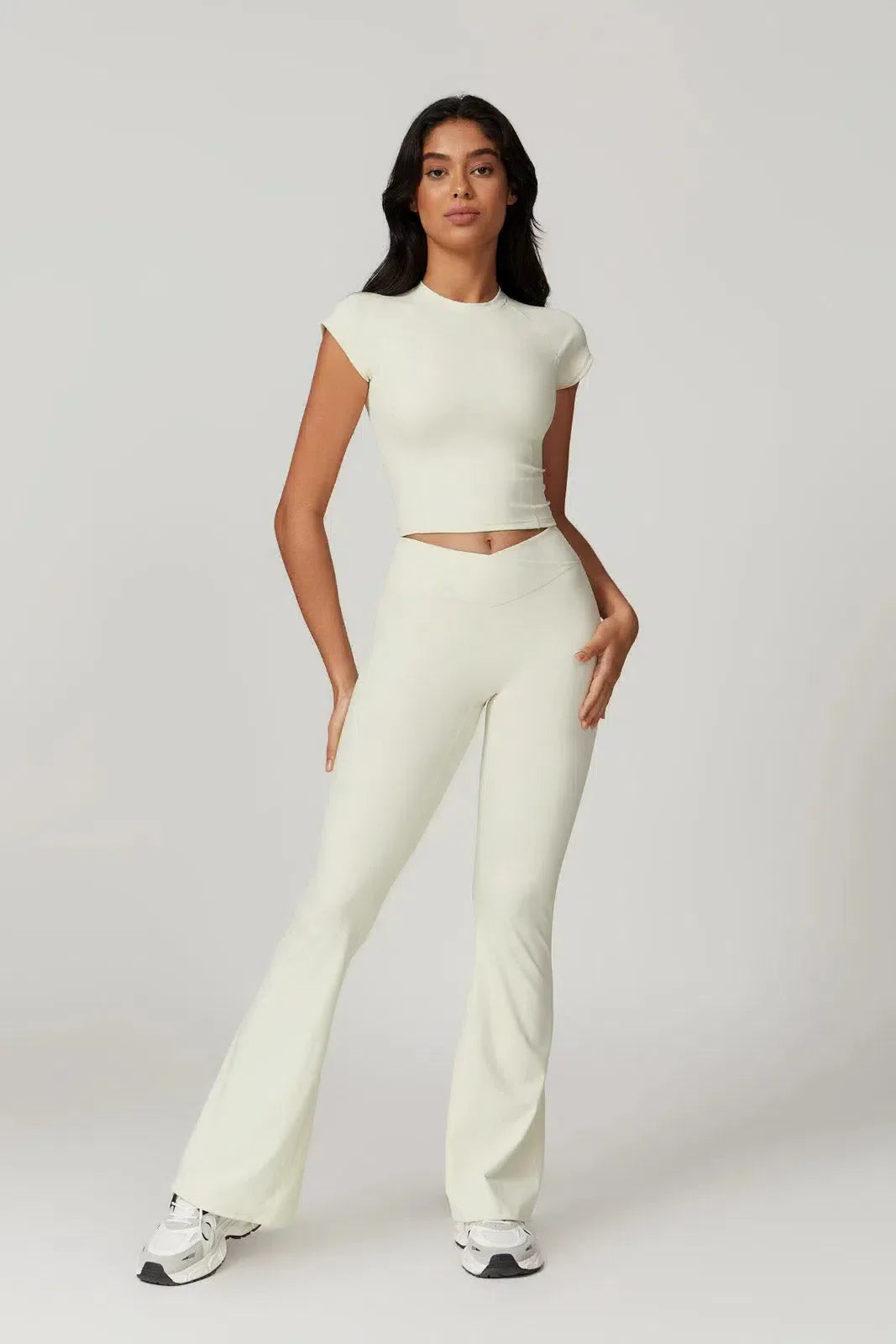 Regina – Cropped top – Top & leggings set-15138002796928-Santi Vento Atelier