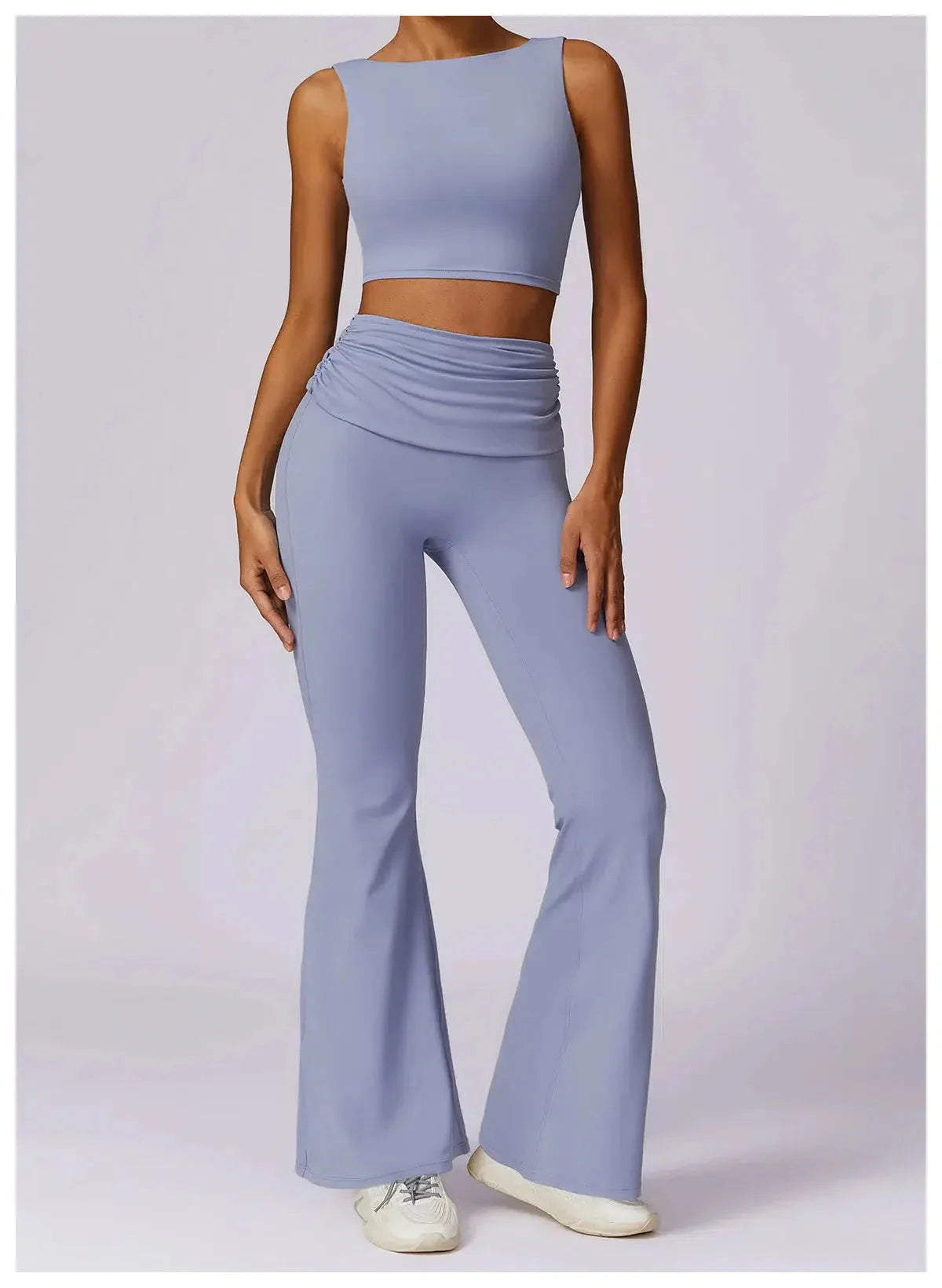 Renata – Padded tank top – Flared gym set-15138003190144-Santi Vento Atelier