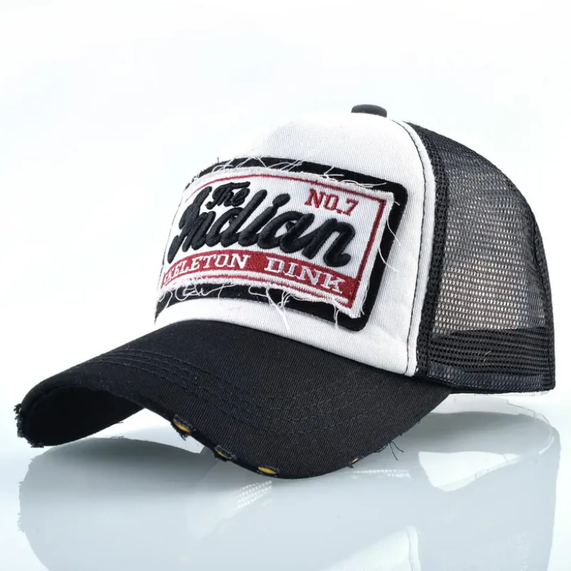 Rokellan – Distressed patch – Trucker cap-15144695923072-Santi Vento Atelier