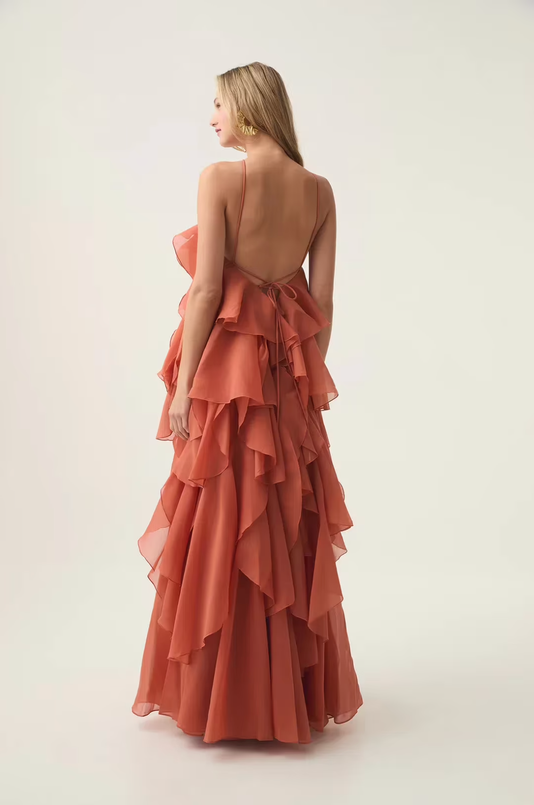 Rosanisse – Cascading ruffle – Strapless maxi gown-15164534817152-Santi Vento Atelier