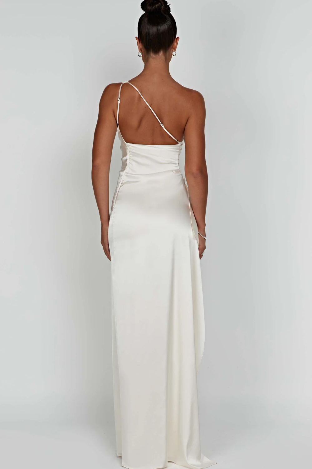 Scarlette – Satin drape – One shoulder evening gown-15150994489728-Santi Vento Atelier