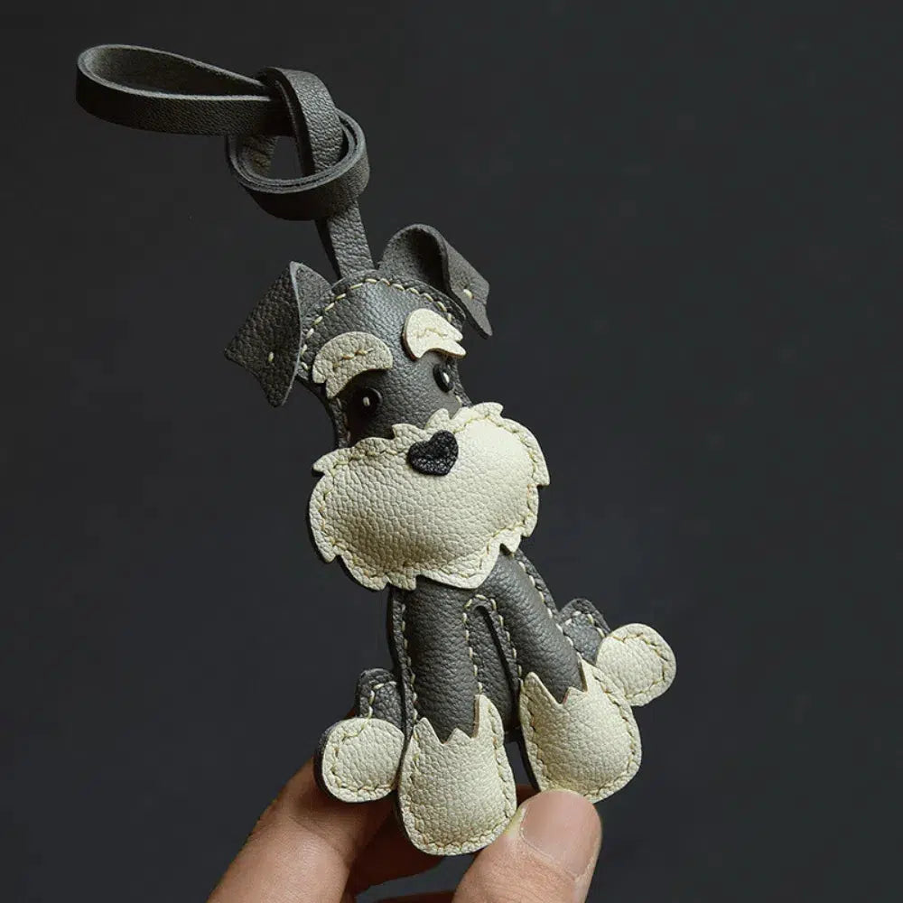 Schnauzer – Charming design – Bag charm-15137986183552-Santi Vento Atelier