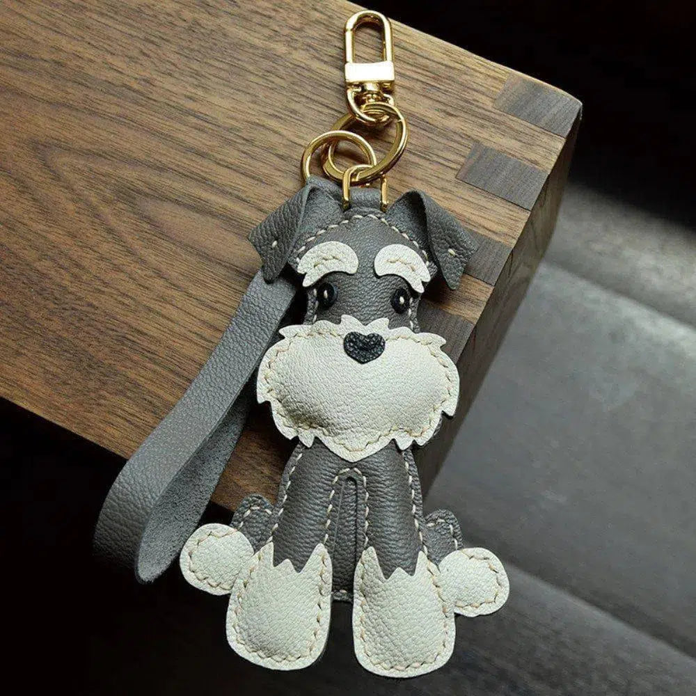 Schnauzer – Charming design – Bag charm-15137986183552-Santi Vento Atelier