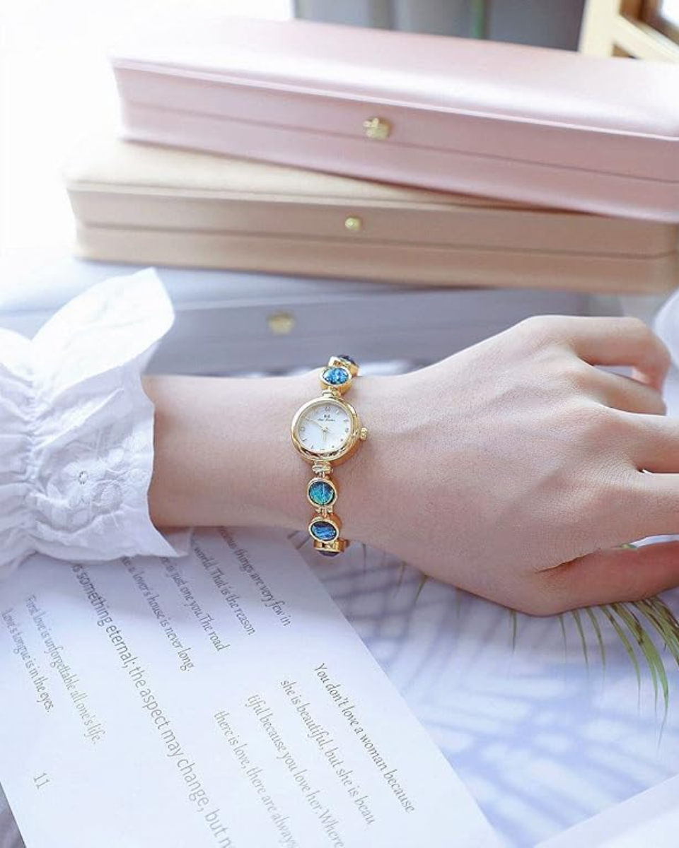 Seraphina – Mother-of-pearl dial – Bracelet watch-15137987330432-Santi Vento Atelier