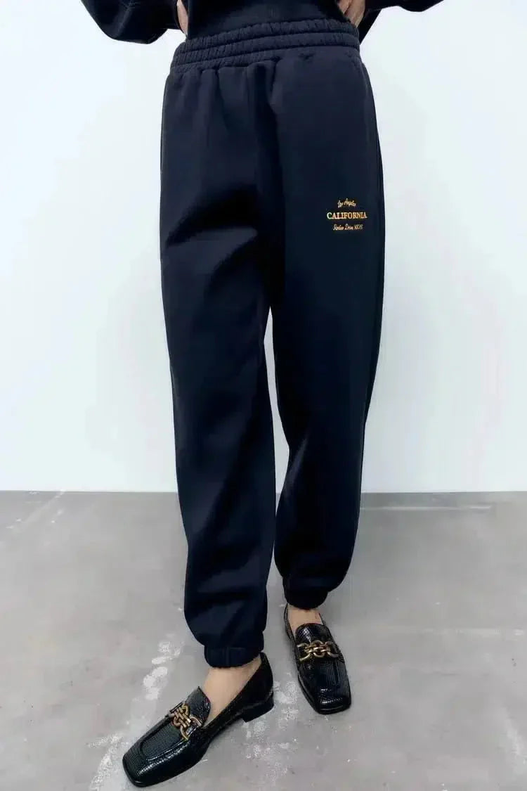 Sierra – Crew neck sweatshirt & jogger-style pants – California lounge set-15141242438016-Santi Vento Atelier