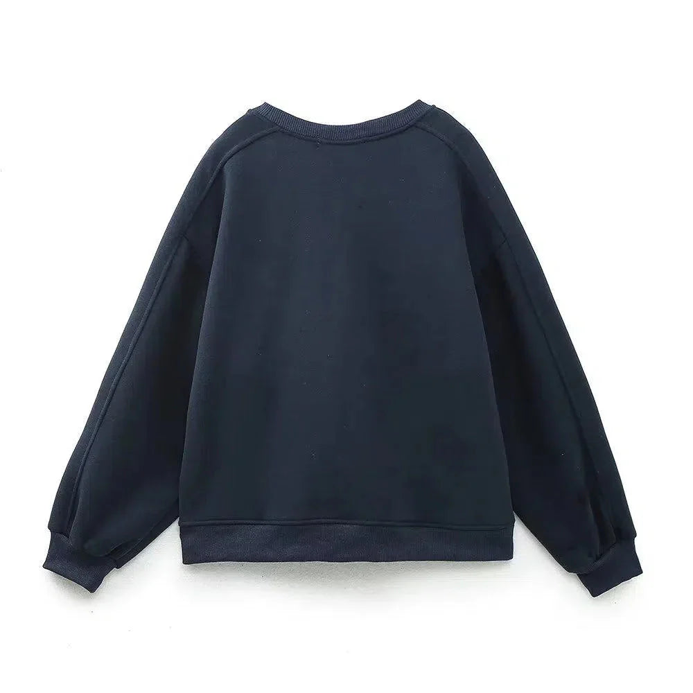 Sierra – Crew neck sweatshirt & jogger-style pants – California lounge set-15141242438016-Santi Vento Atelier