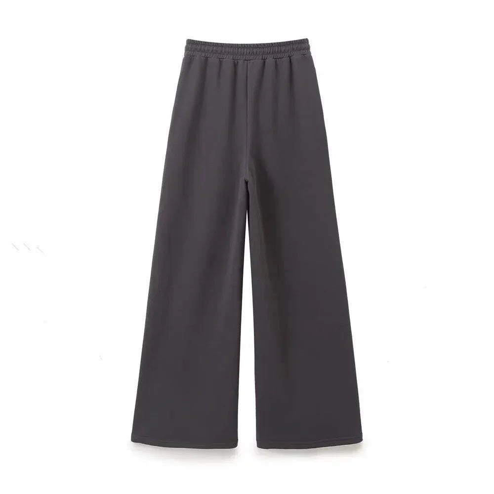 Soleil – Crew neck sweatshirt & jogger-style pants – Los Angeles lounge set-15141242339712-Santi Vento Atelier