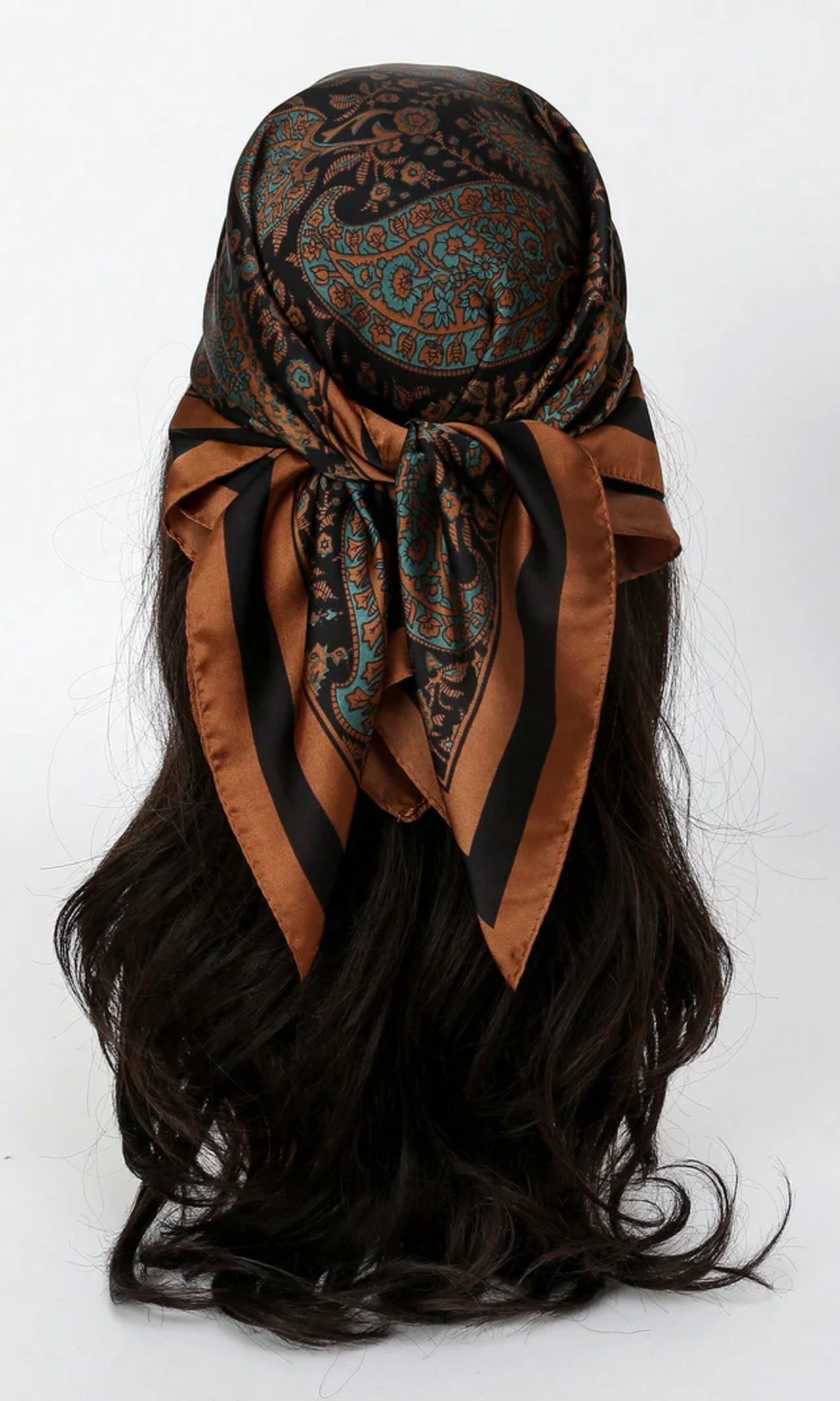 Solenne – Baroque paisley – Head Scarf-15143488717184-Santi Vento Atelier