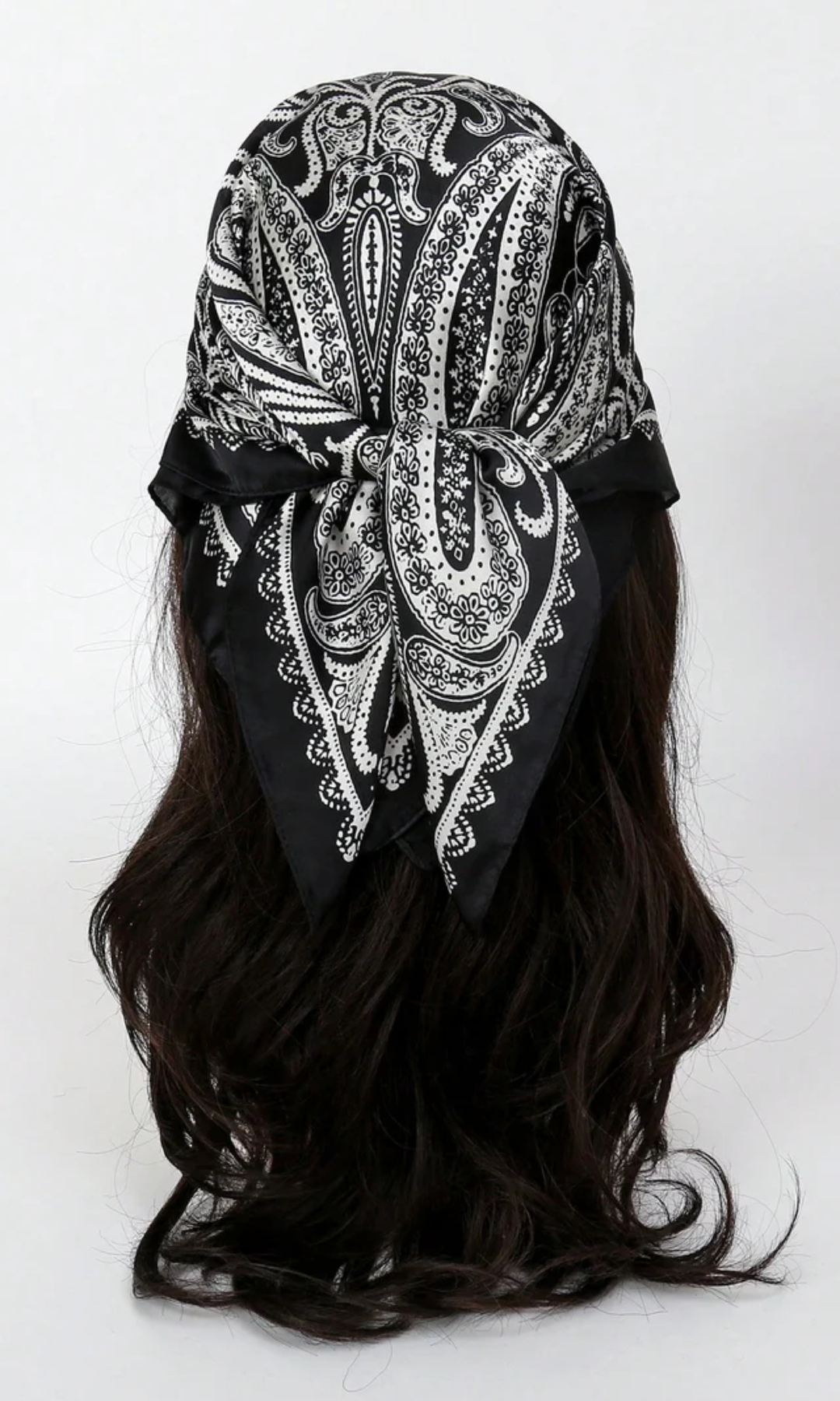 Solenne – Baroque paisley – Head Scarf-15143488717184-Santi Vento Atelier