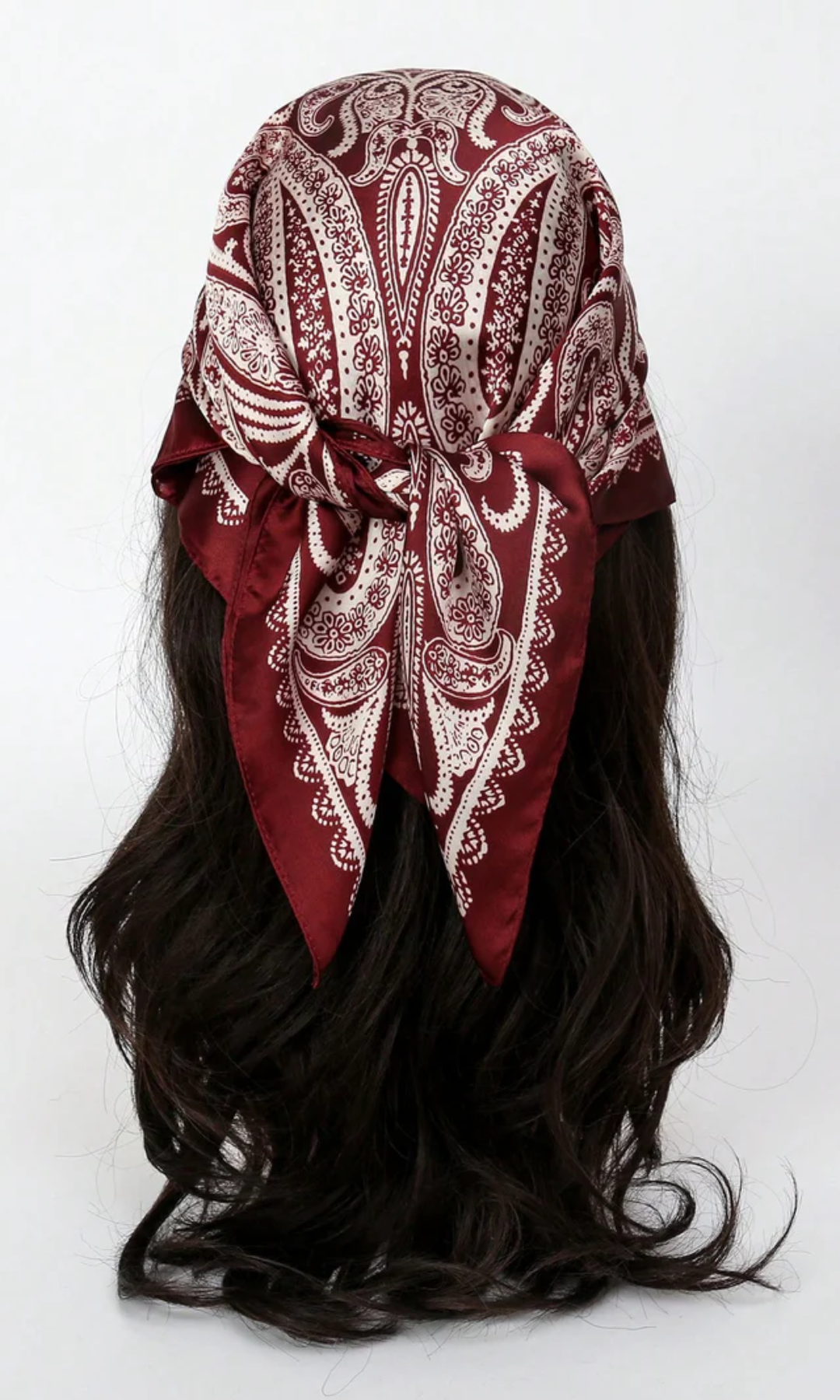 Solenne – Baroque paisley – Head Scarf-15143488717184-Santi Vento Atelier