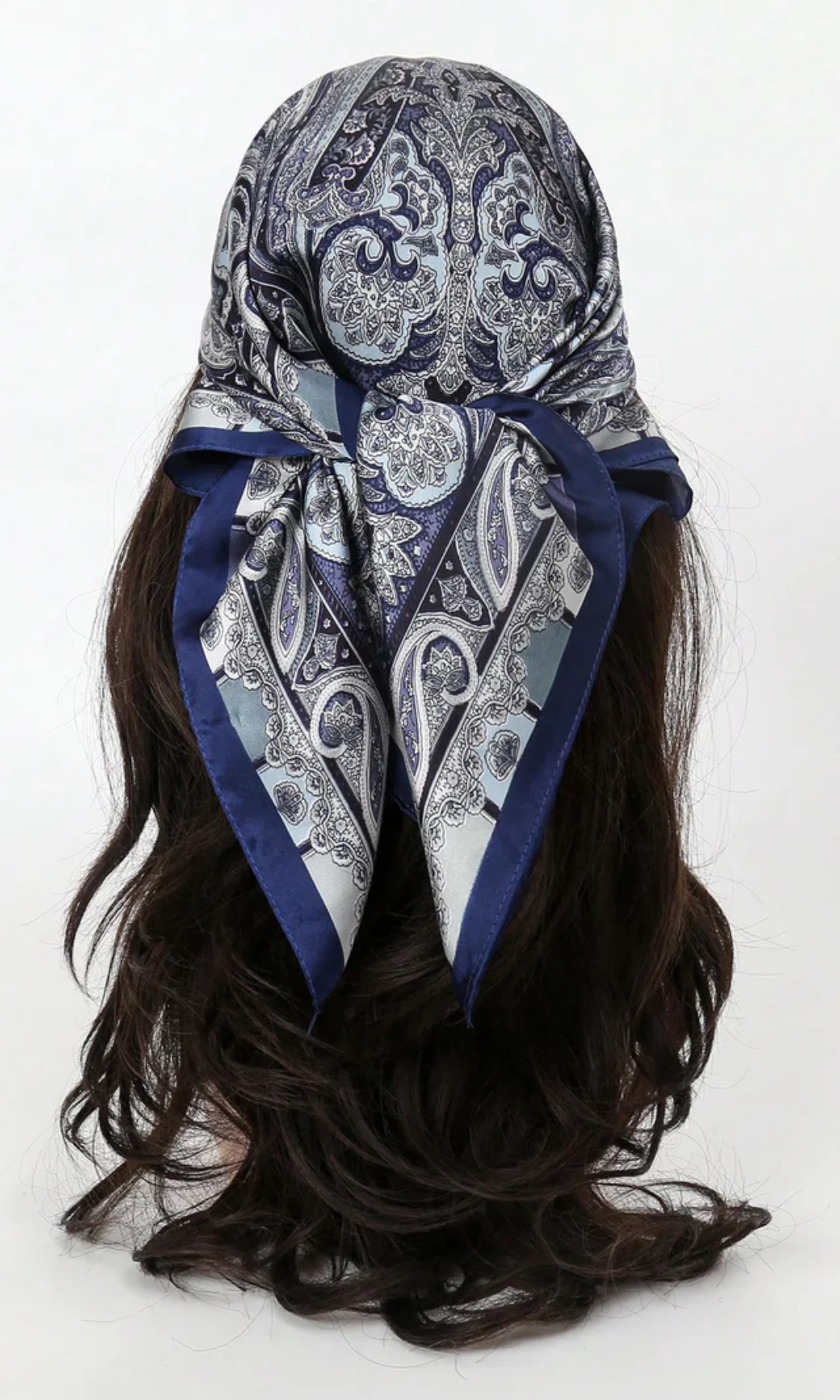 Solenne – Baroque paisley – Head Scarf-15143488717184-Santi Vento Atelier