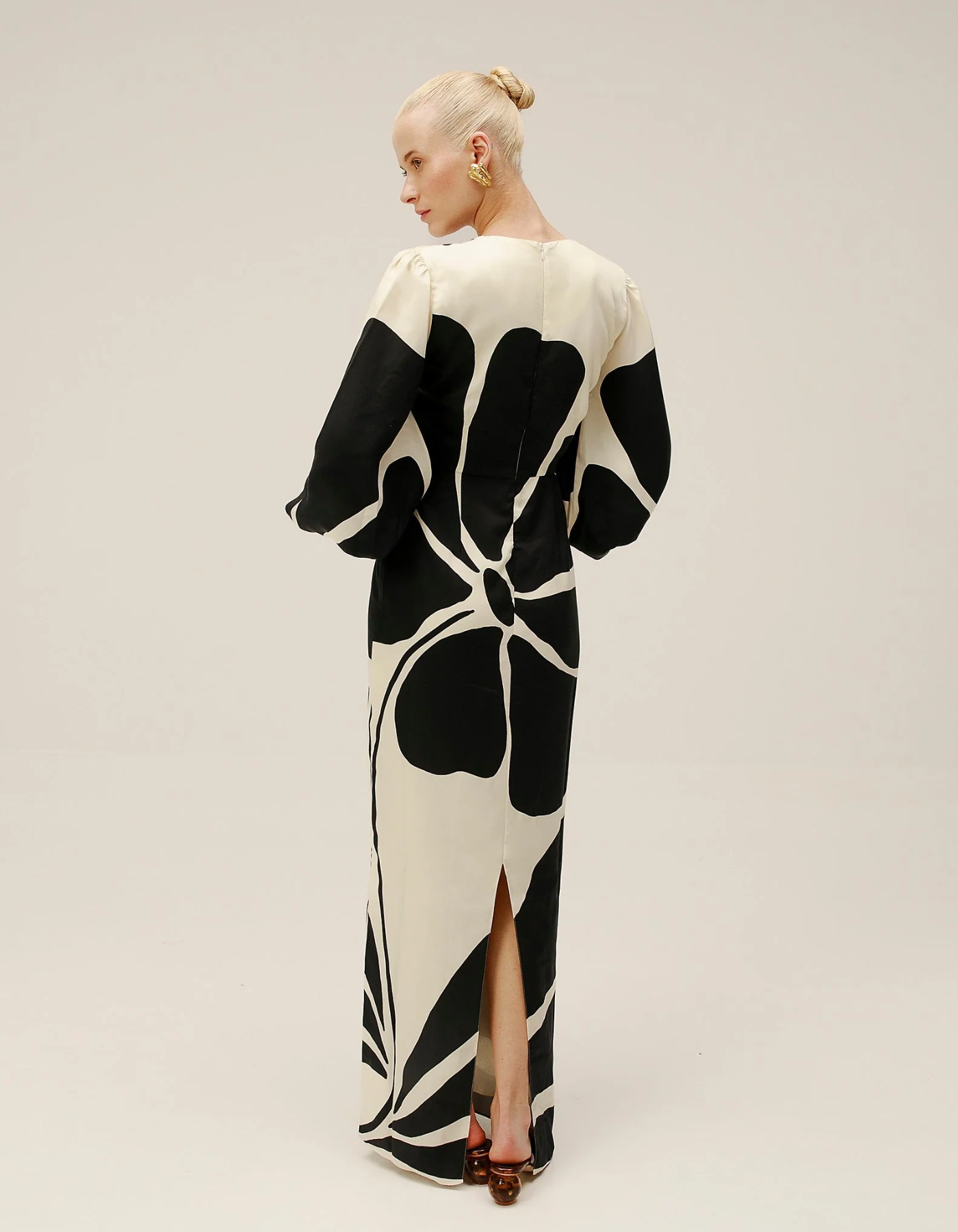 Solérine – Retro stripe mix – Midi tie-front dress-15168488997248-Santi Vento Atelier