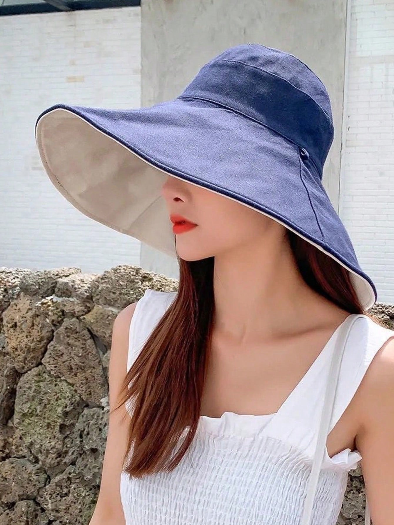 Solmira – Wide brim – Reversible sun hat-15145777529216-Santi Vento Atelier