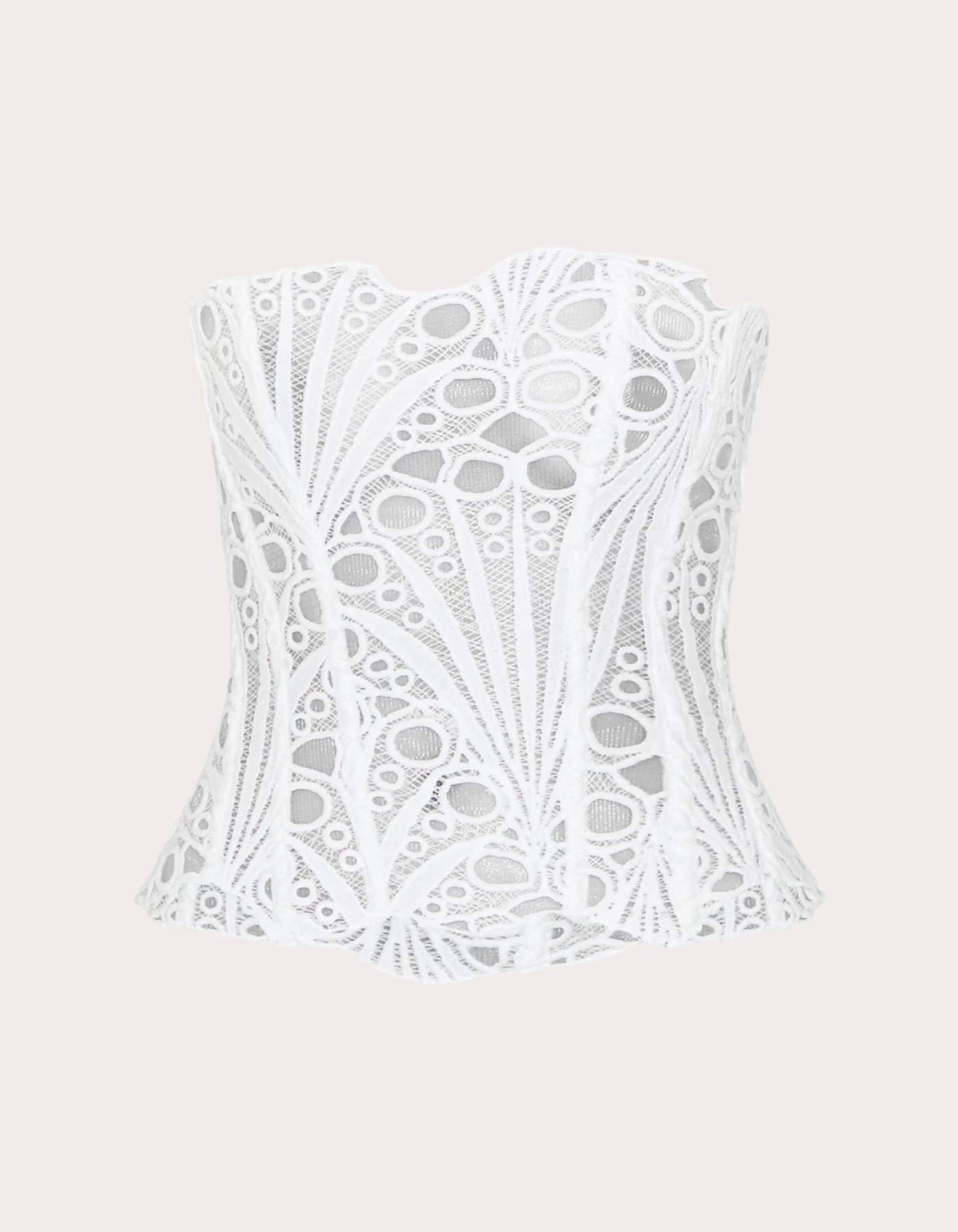 Sorellina – Embroidered cut-out lace – Corset top-15139892494720-Santi Vento Atelier