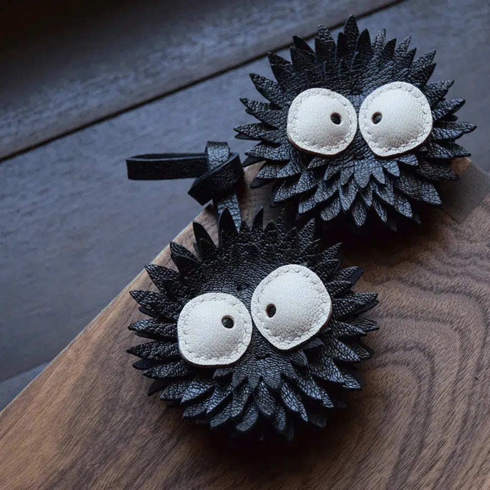 Susuwatari – Playful soot sprite design – Bag charm-15137985200512-Santi Vento Atelier