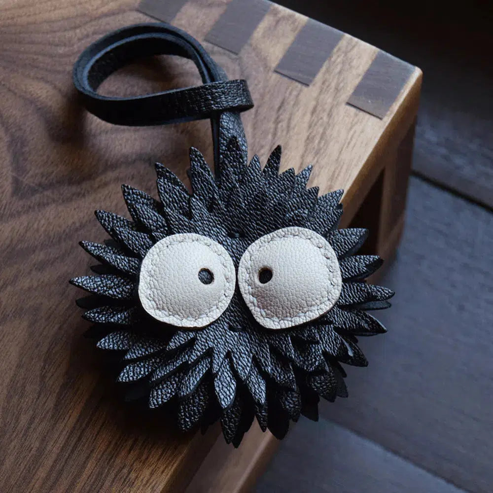 Susuwatari – Playful soot sprite design – Bag charm-15137985200512-Santi Vento Atelier