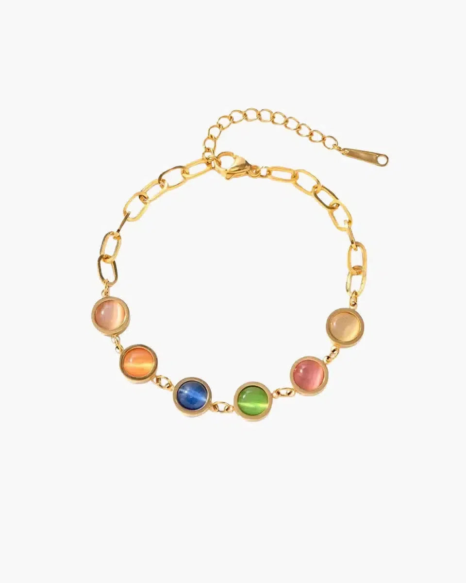 Tariel – Colorful stones – Stone-accent bracelet-15137990246784-Santi Vento Atelier