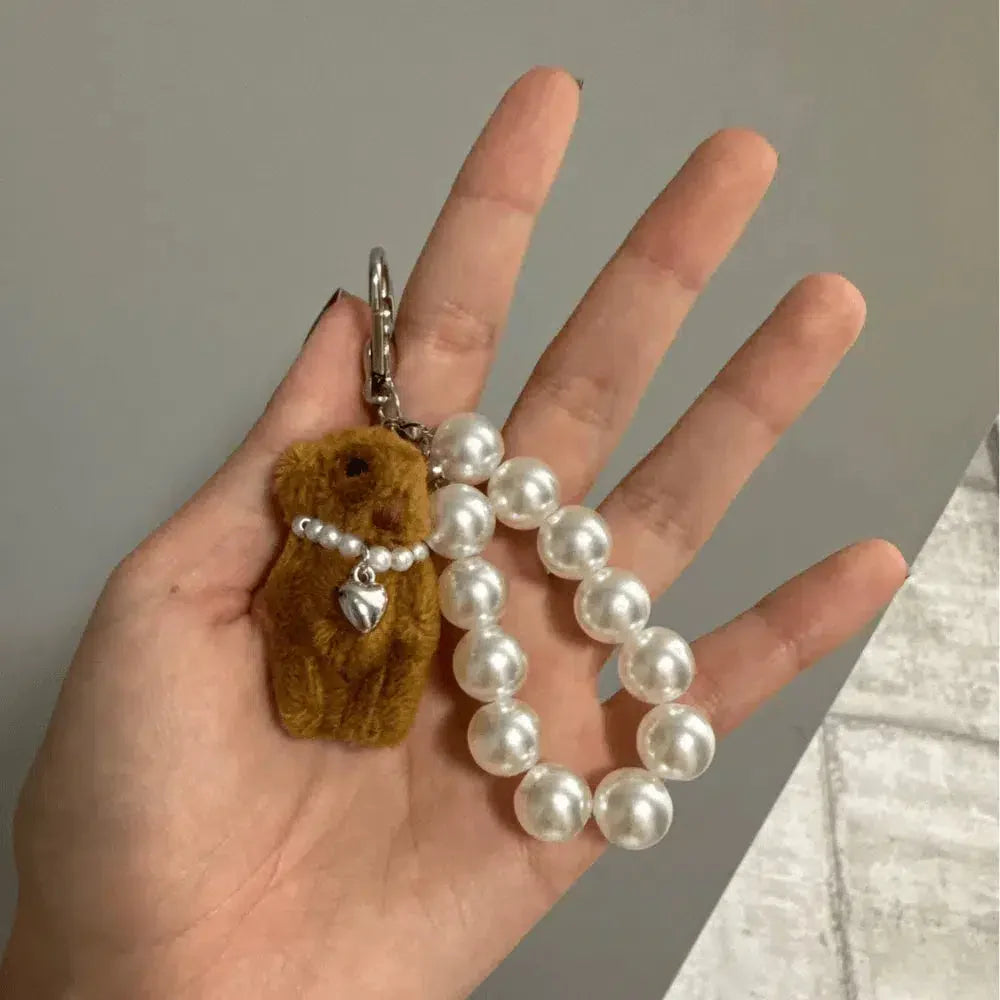 Teddy bear – Adorable teddy bear design – Bag charm-15137985003904-Santi Vento Atelier