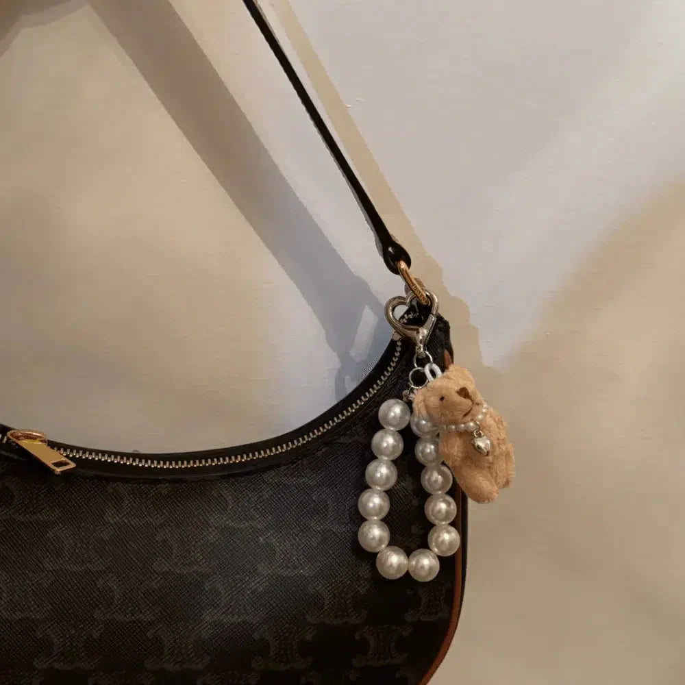 Teddy bear – Adorable teddy bear design – Bag charm-15137985003904-Santi Vento Atelier