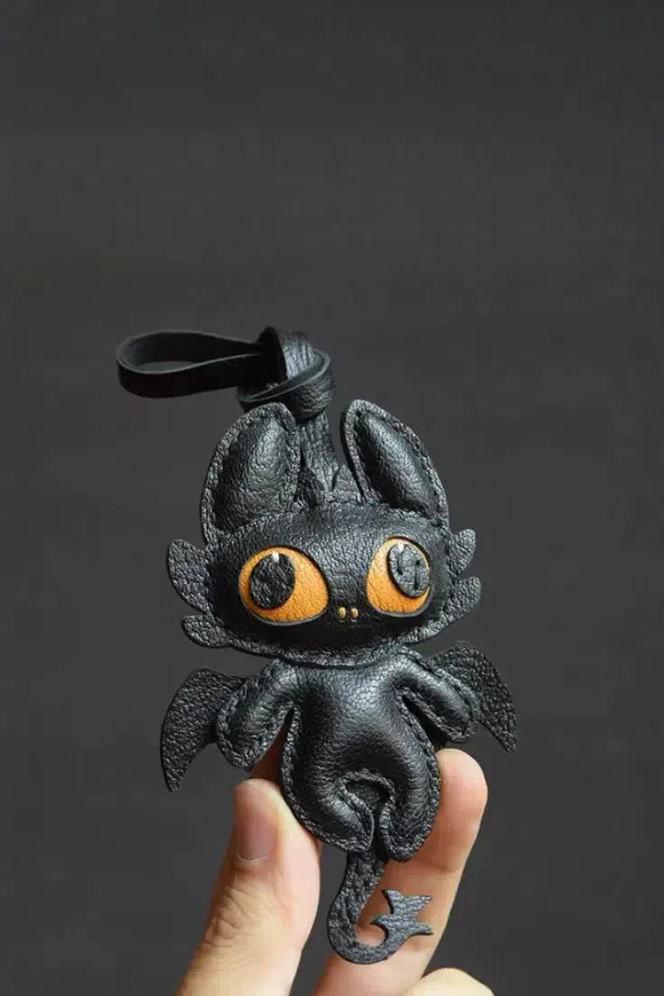 Toothless – Mystical style – Bag charm-15137985888640-Santi Vento Atelier
