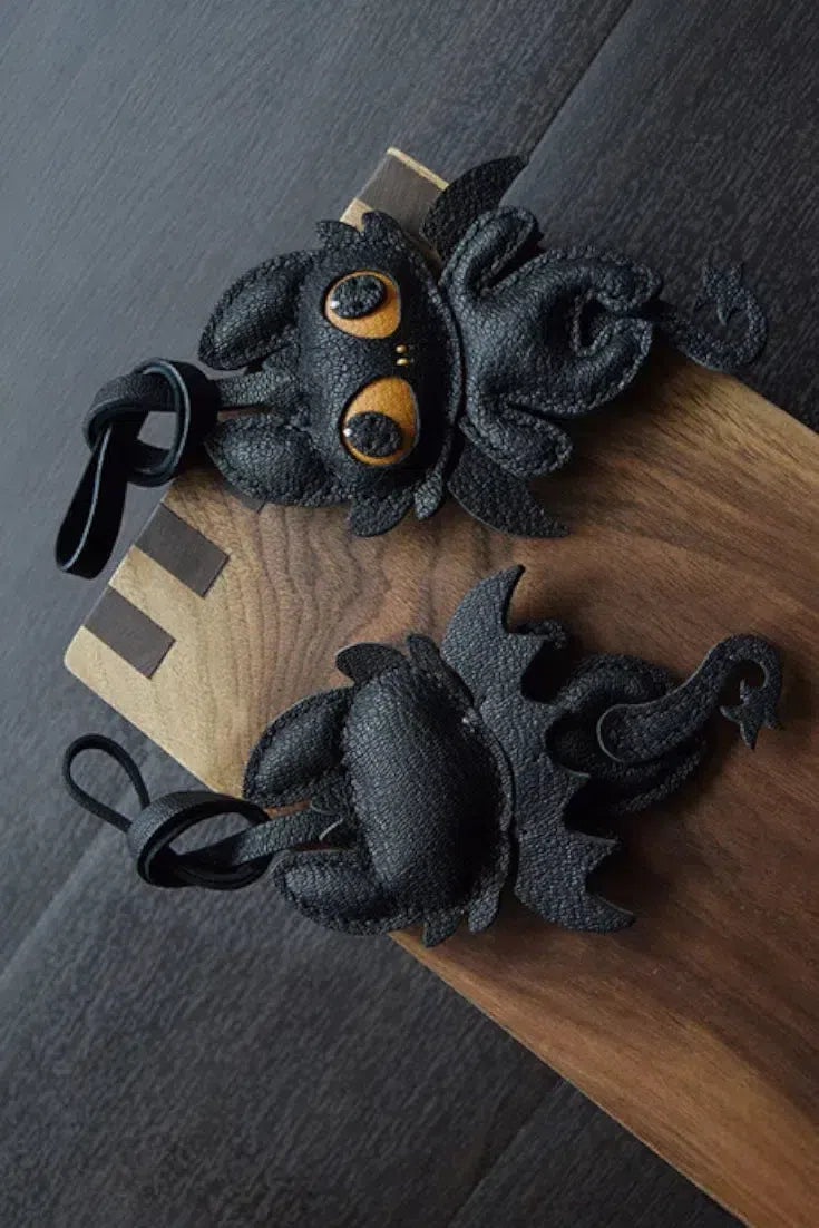 Toothless – Mystical style – Bag charm-15137985888640-Santi Vento Atelier