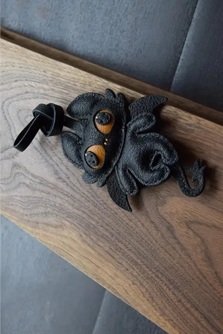 Toothless – Mystical style – Bag charm-15137985888640-Santi Vento Atelier