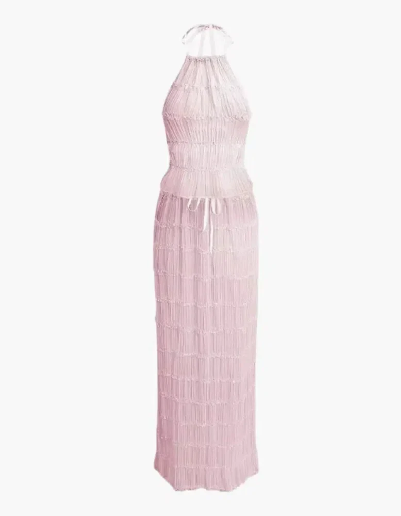 Umberta – Effortless elegance – Ruffled two-piece set-15140857577856-Santi Vento Atelier