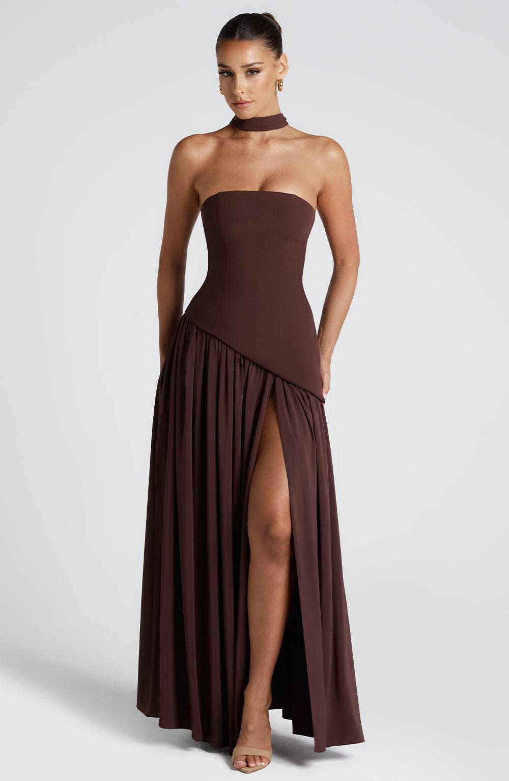 Valbelle – Sculpted silhouette – Strapless evening gown-15141583389056-Santi Vento Atelier