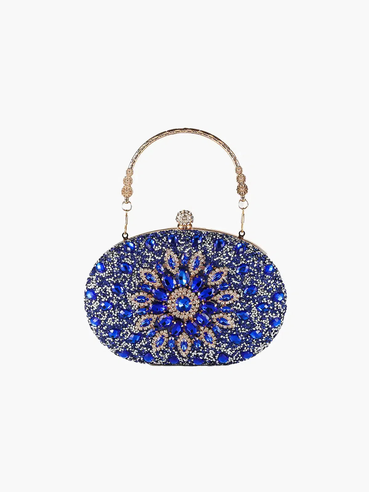 Vega – Floral motif – Gemstone evening clutch-15137974747520-Santi Vento Atelier