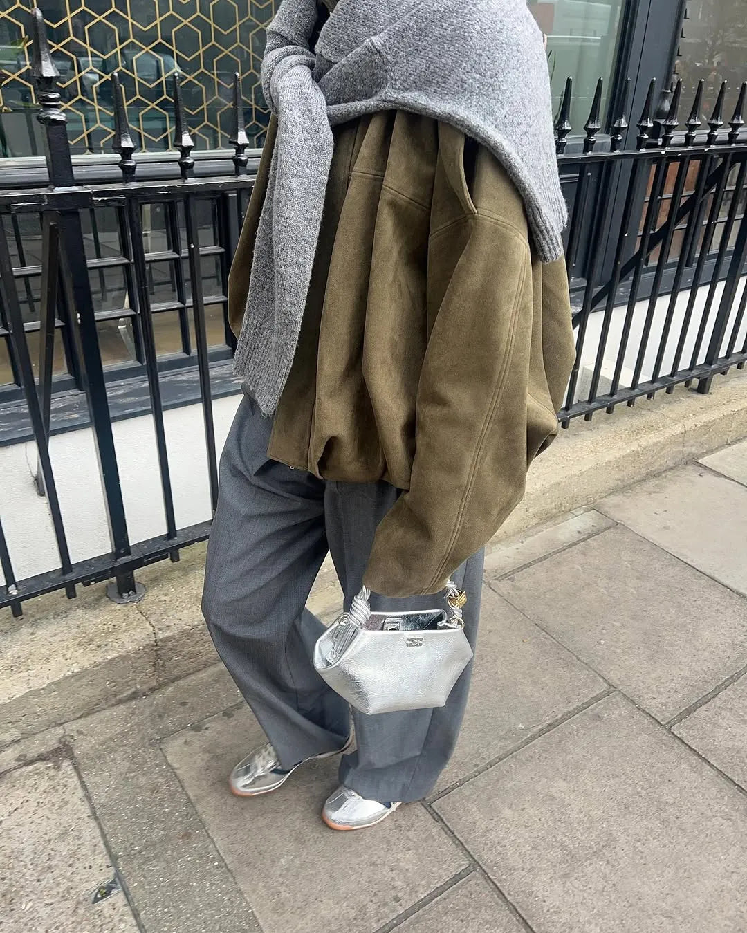 Verdua – Luxe touch – Faux suede bomber jacket-15142283313536-Santi Vento Atelier