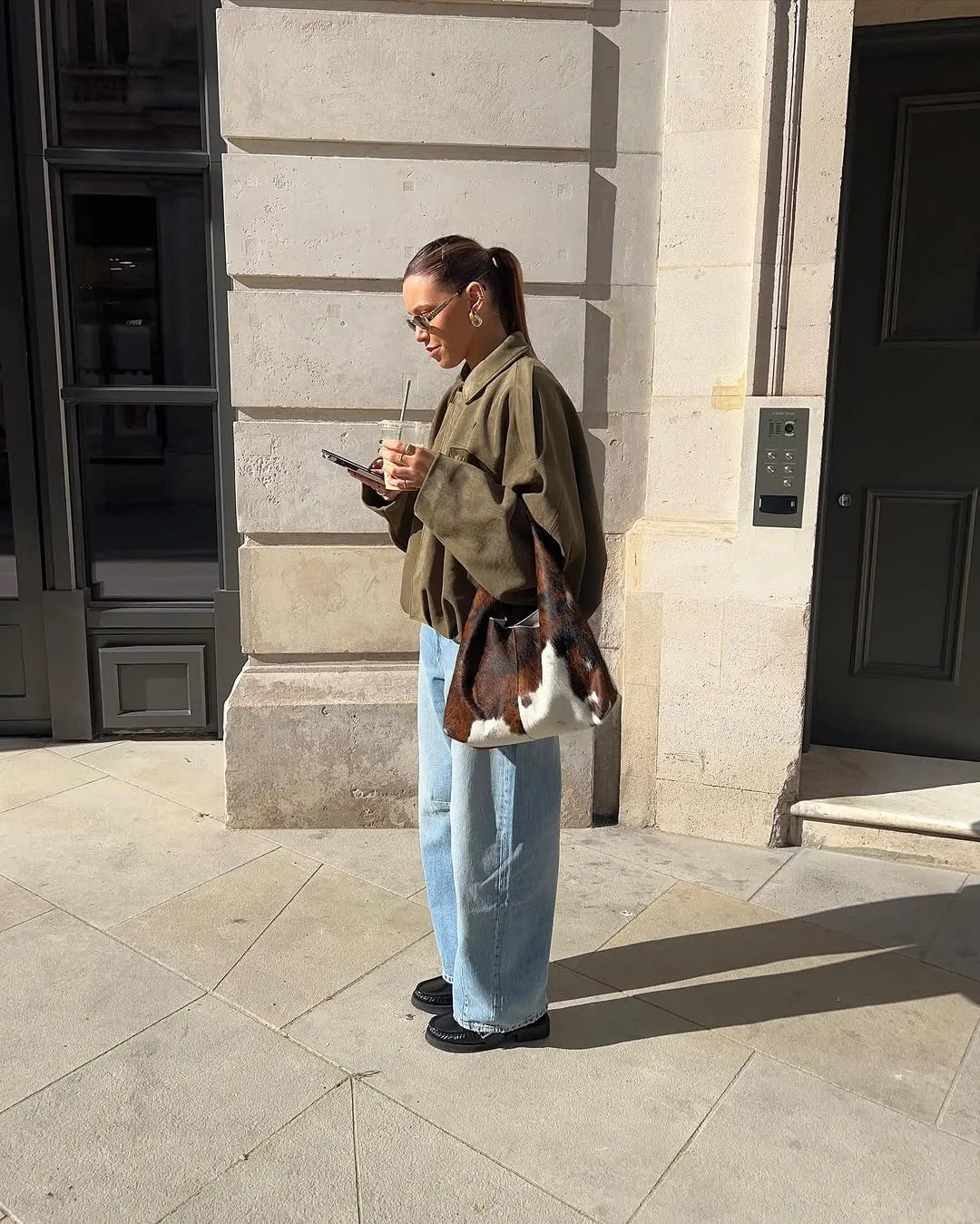 Verdua – Luxe touch – Faux suede bomber jacket-15142283313536-Santi Vento Atelier