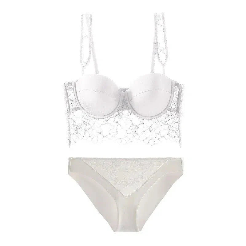 Veronique – Lace padded – Lingerie set-15138005221760-Santi Vento Atelier