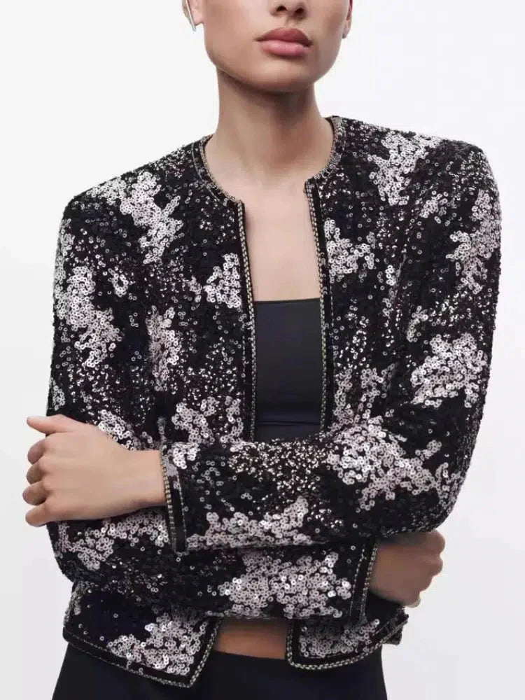 Viatrix – Shimmering design – Sequin jacket-15137995620736-Santi Vento Atelier