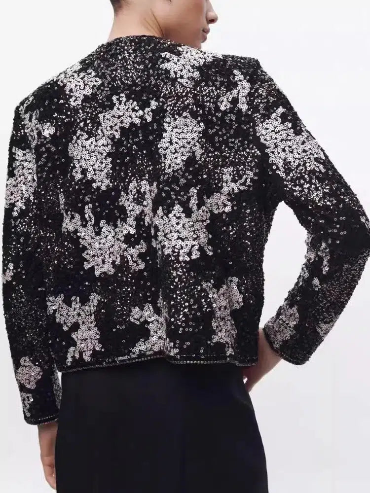Viatrix – Shimmering design – Sequin jacket-15137995620736-Santi Vento Atelier