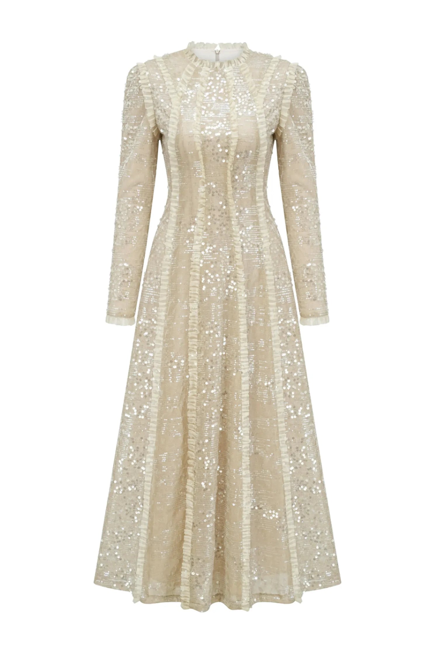 Virelia – Sequin elegance – Maxi dress-15147056824704-Santi Vento Atelier