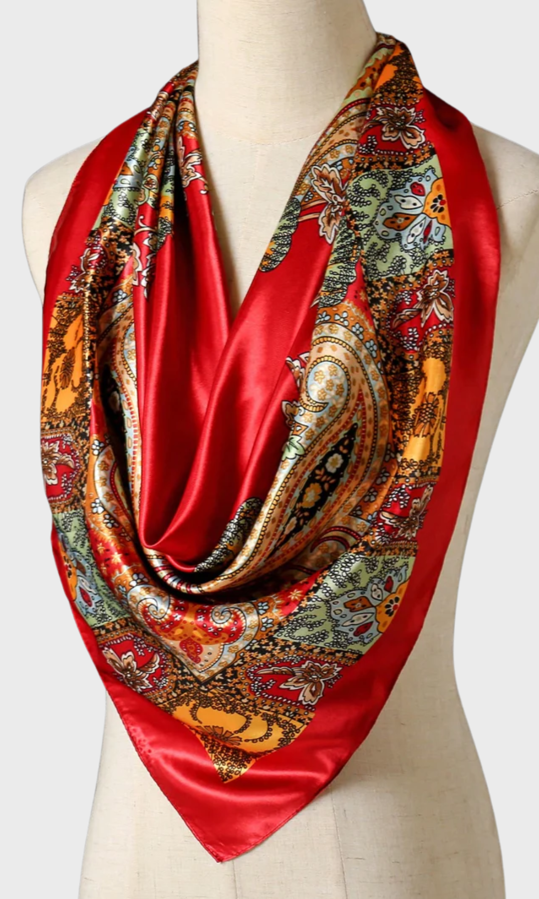 Virelle – Crimson baroque – Headscarf-15143488749952-Santi Vento Atelier