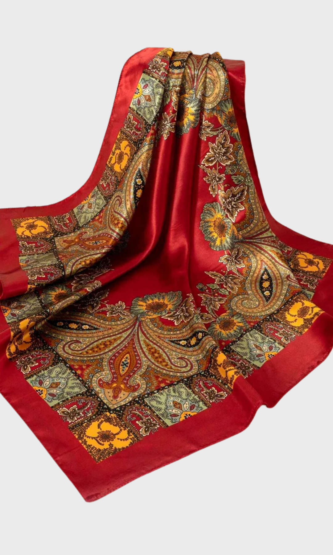 Virelle – Crimson baroque – Headscarf-15143488749952-Santi Vento Atelier