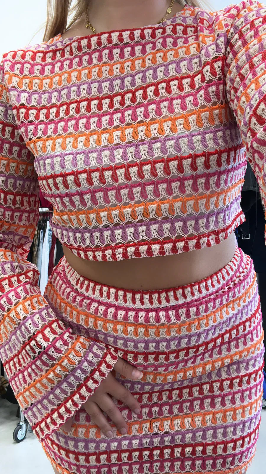 Vivaya – Retro print – Two-piece co-ord set-15146107208064-Santi Vento Atelier