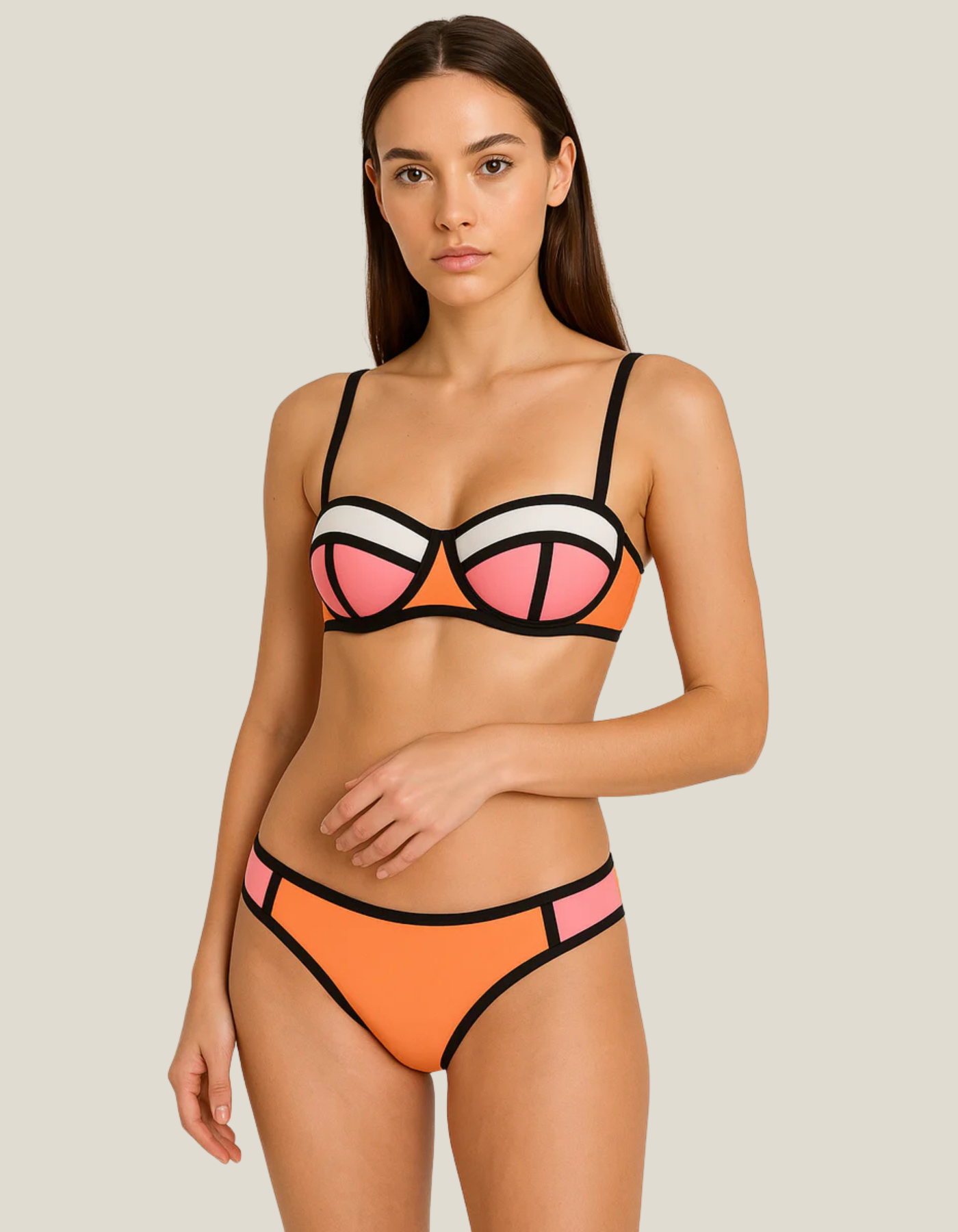 Volara – Bold contrast – Bikini set-15142242025856-Santi Vento Atelier