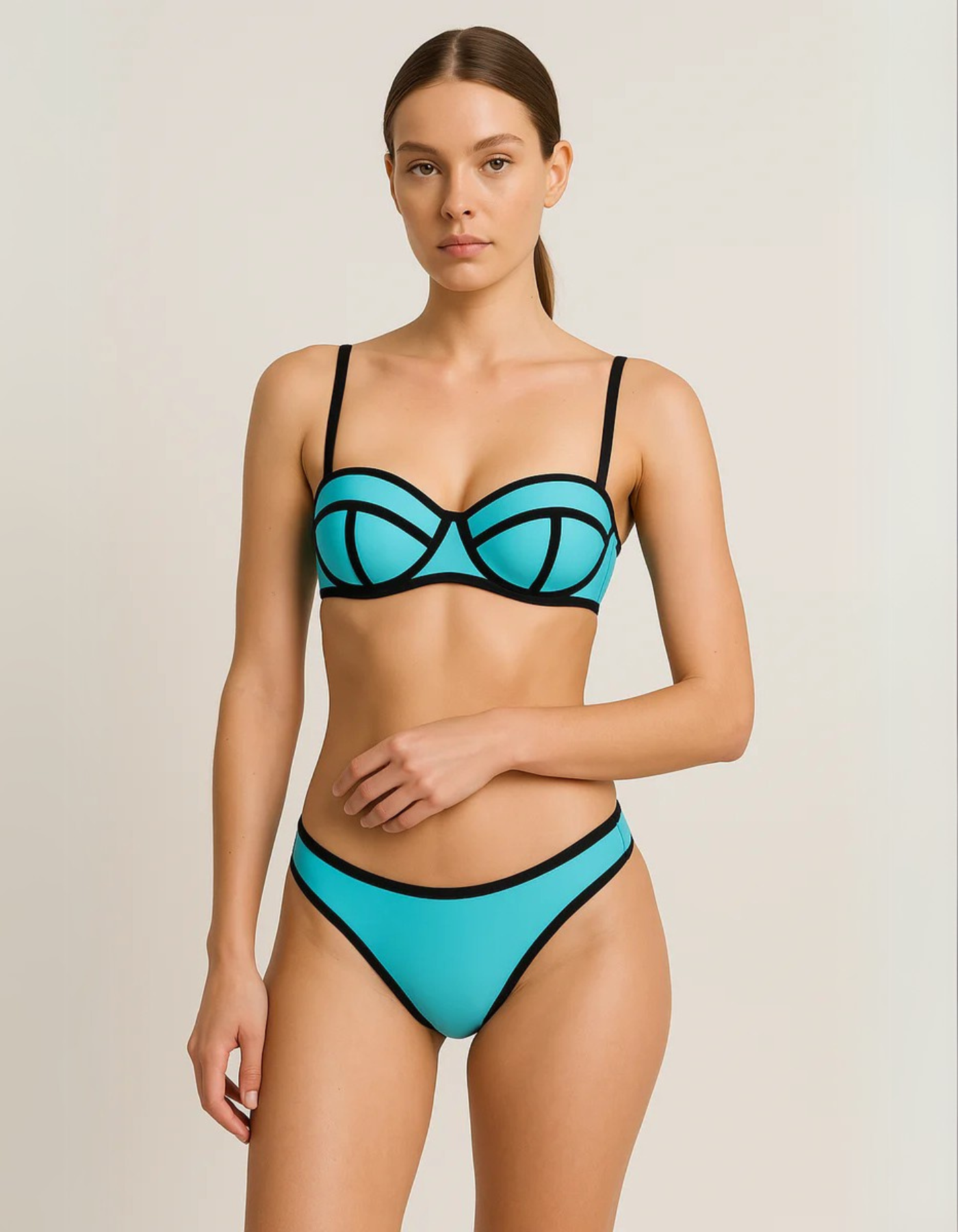 Volara – Bold contrast – Bikini set-15142242025856-Santi Vento Atelier
