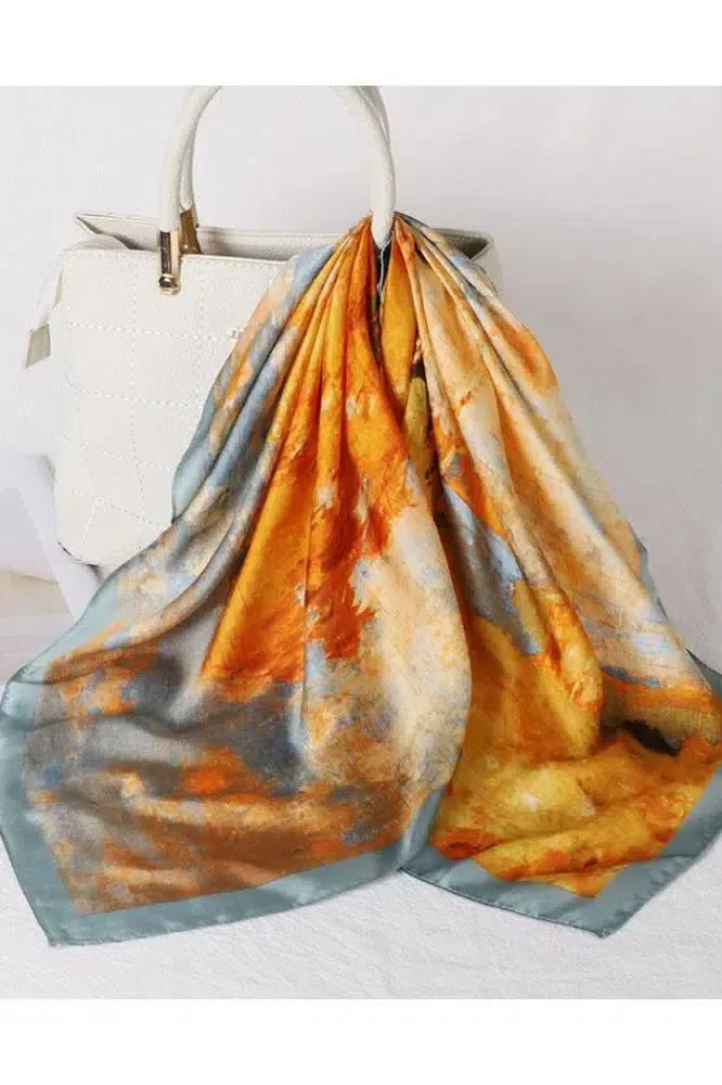 Zarivette – Scenic print – Headscarf-15137967931776-Santi Vento Atelier