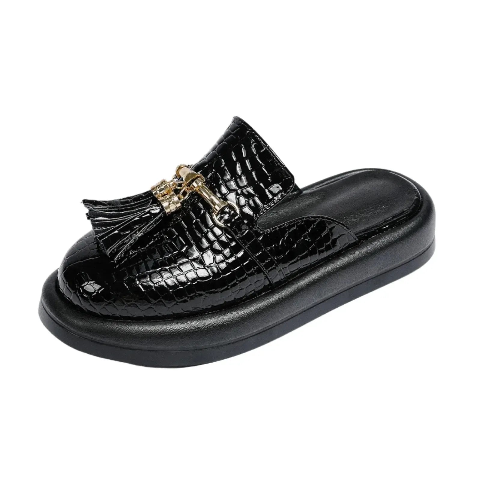 Zéphora – Glossy patent – Leather slides-15137993851264-Santi Vento Atelier