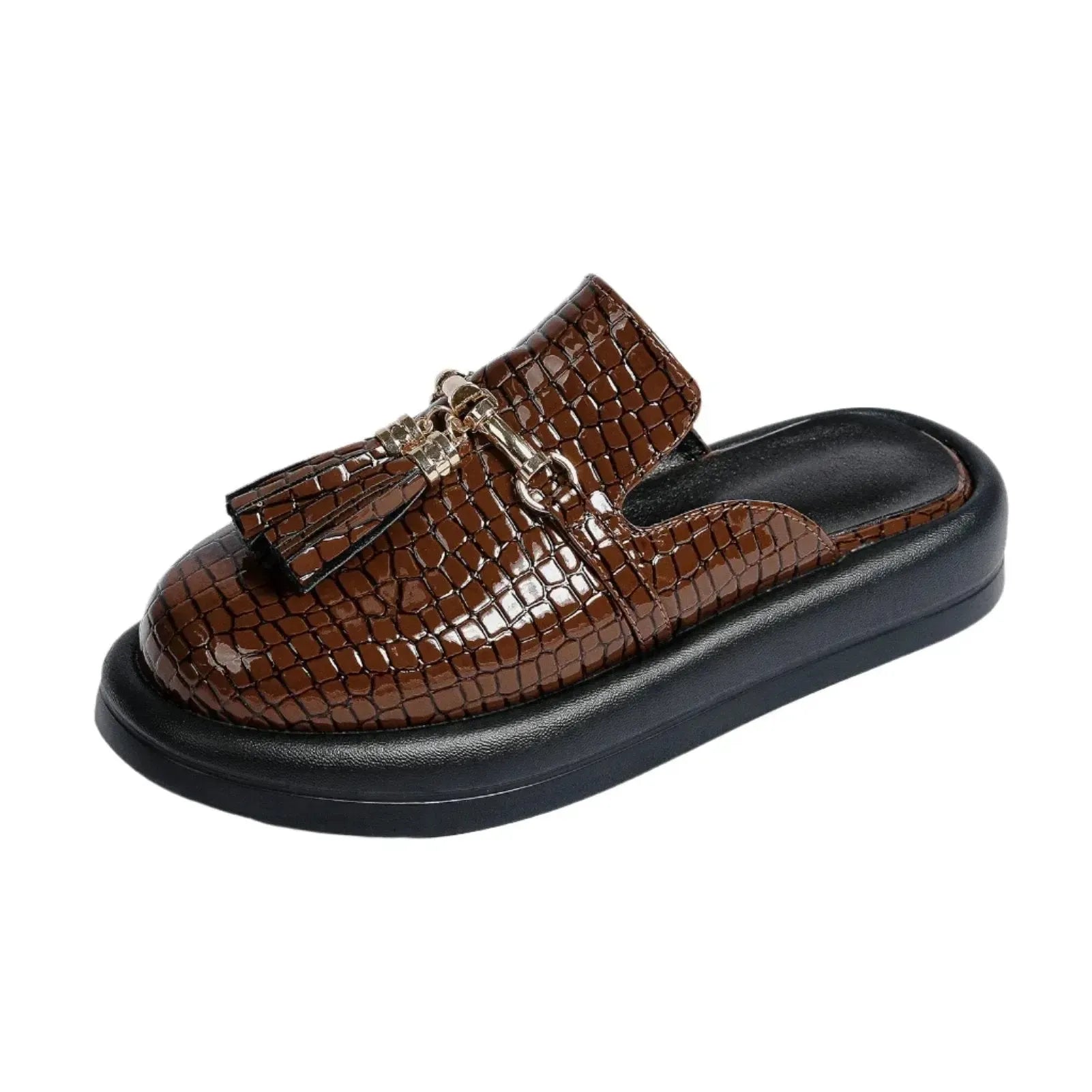 Zéphora – Glossy patent – Leather slides-15137993851264-Santi Vento Atelier