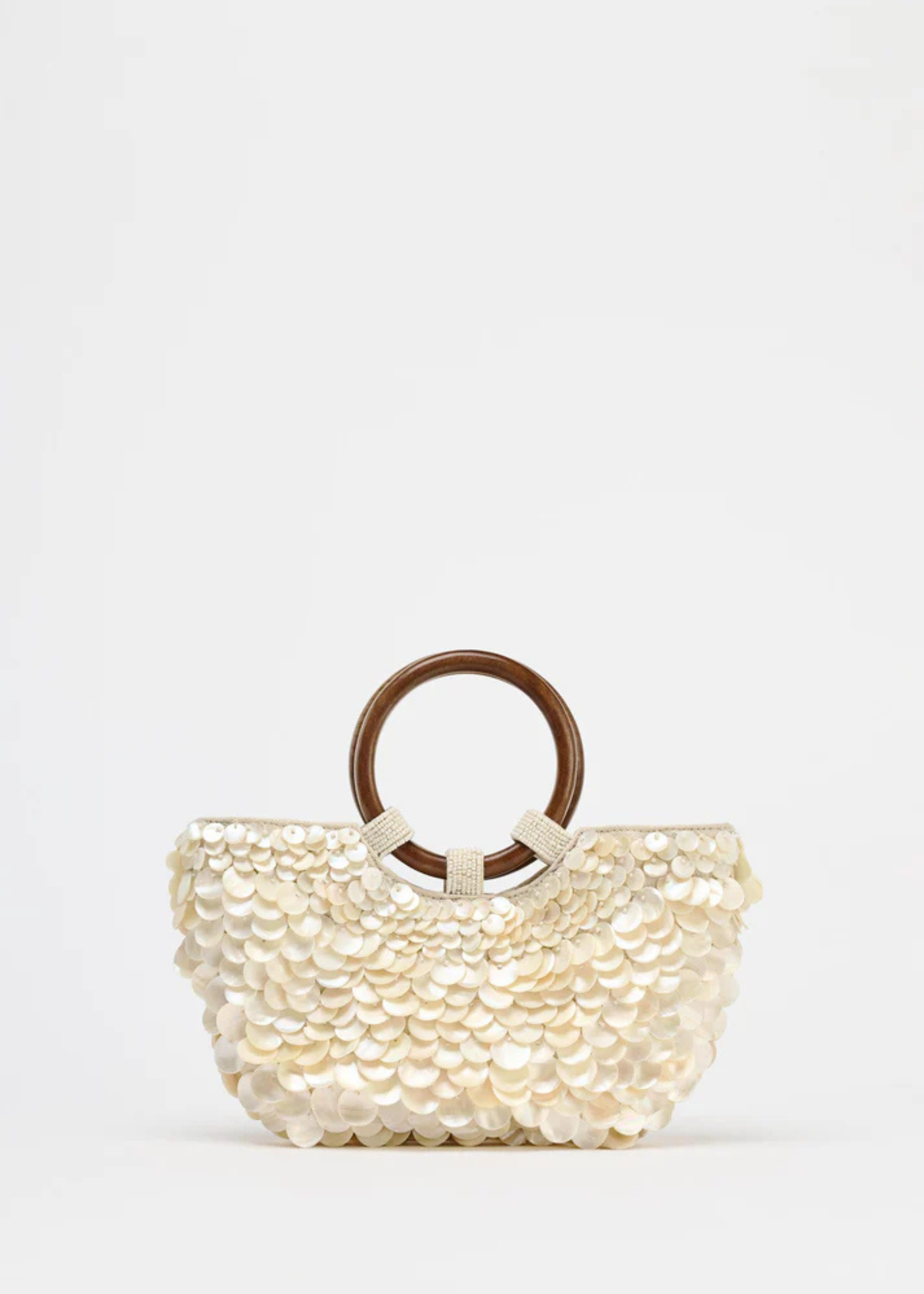 Ziaza – Sequin shell – Statement summer bag-15146112549248-Santi Vento Atelier