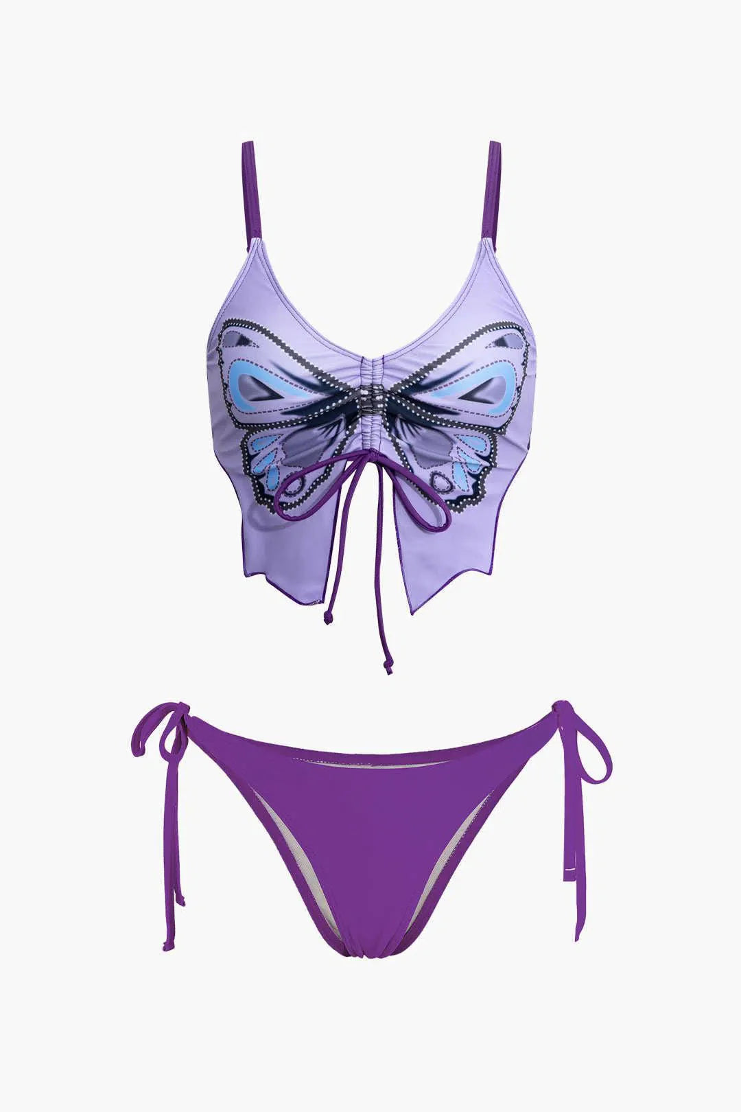 Zirlea – Butterfly pattern – Swimwear set-15138008695168-Santi Vento Atelier
