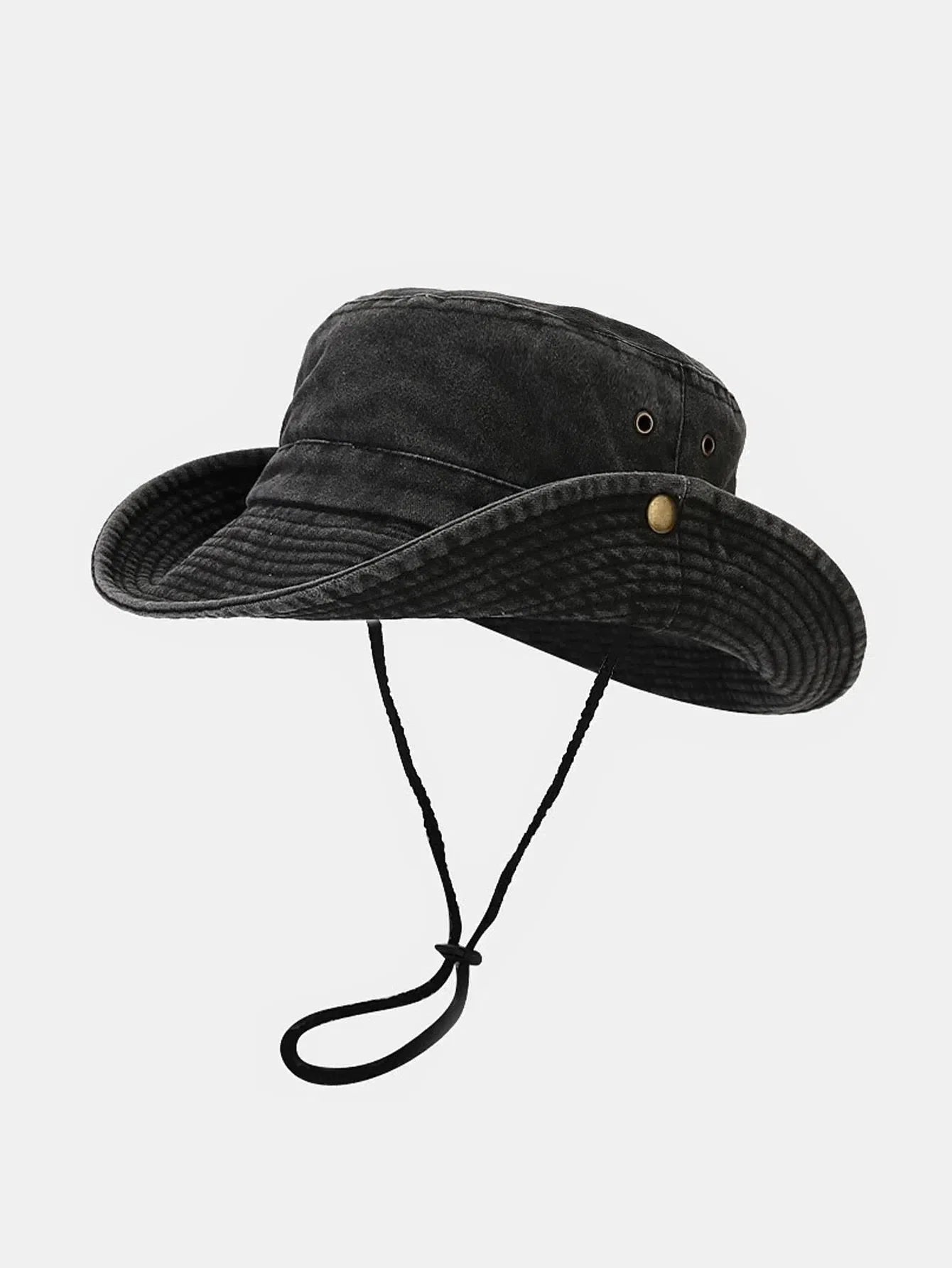 Zyrah – Distressed design – Bucket hat-15137968357760-Santi Vento Atelier