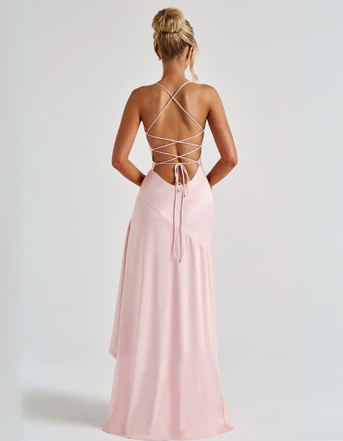 Rosavelle – Draped ruffle detail – Evening gown-15143007650176-Santi Vento Atelier